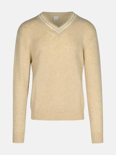 Eleventy Beige Cashmere Blend Sweater