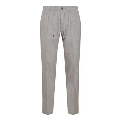 Eleventy Grey Wool Blend Trousers