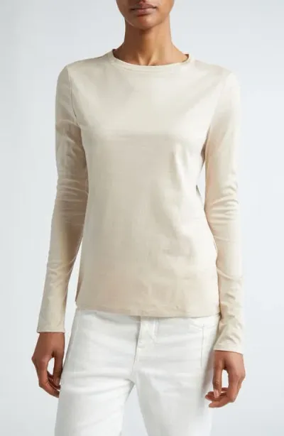 Eleventy Long Sleeve T-shirt In Sand