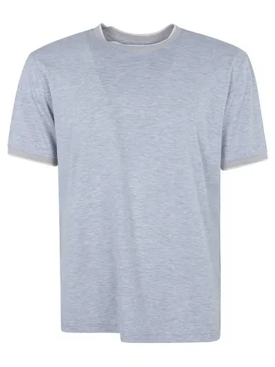 Eleventy Round Neck T-shirt In Grey