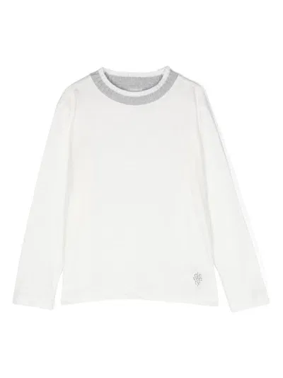 Eleventy Kids' T-shirt  Kinder Farbe Ivory