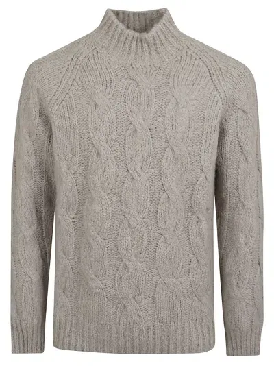 Eleventy Turtleneck Sweater In Grey