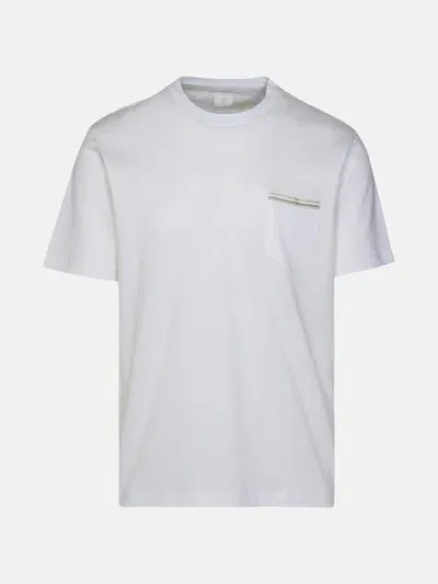 Eleventy White Cotton T-shirt