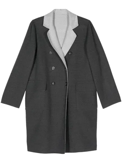 Eleventy Wool Coat In Grey