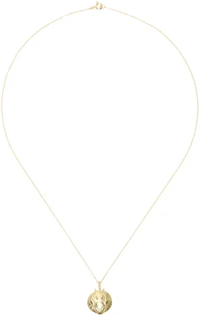 Elhanati Gold Star Sign Taurus Neckace In 18kt Yellow Gold