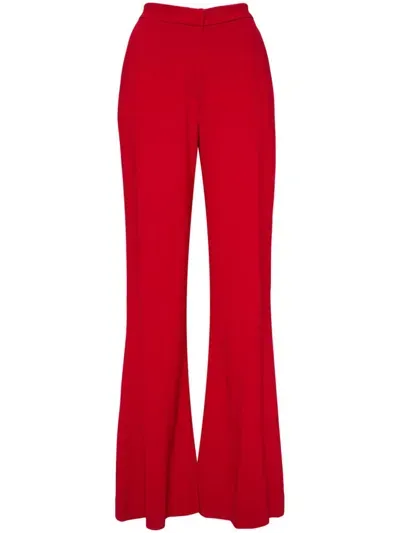 Elie Saab Exposed-seam Detailing Trousers In Diana Red