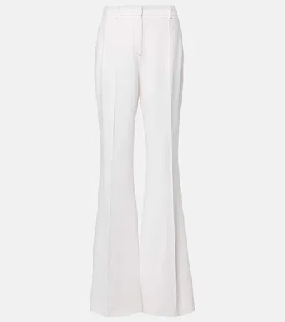 Elie Saab High-rise Cady Flared Pants In White