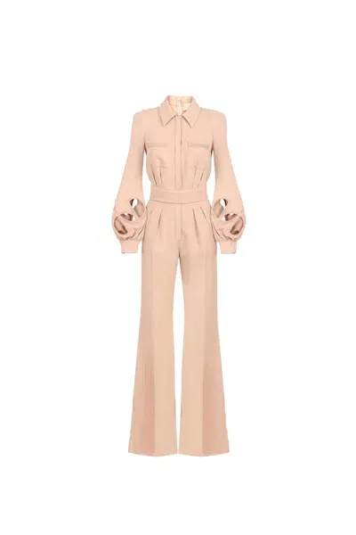 Elie Saab Jumpsuits In Nude