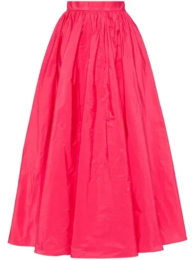 Elie Saab Taffeta Skirt In Pink