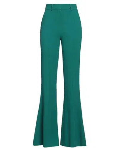 Elie Saab Crepe Flared Pants In Green