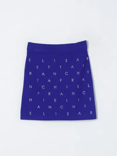 Elisabetta Franchi La Mia Bambina Skirt  Kids Color Indigo