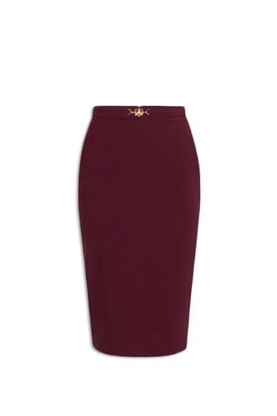 Elisabetta Franchi Skirt In Rot