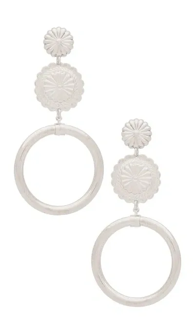 Elizabeth Cole Brianna Earrings In 银色