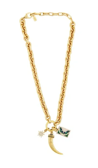 Elizabeth Cole Kaida Necklace In Gold