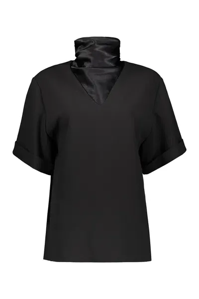 Ellery Viscose Top In Black