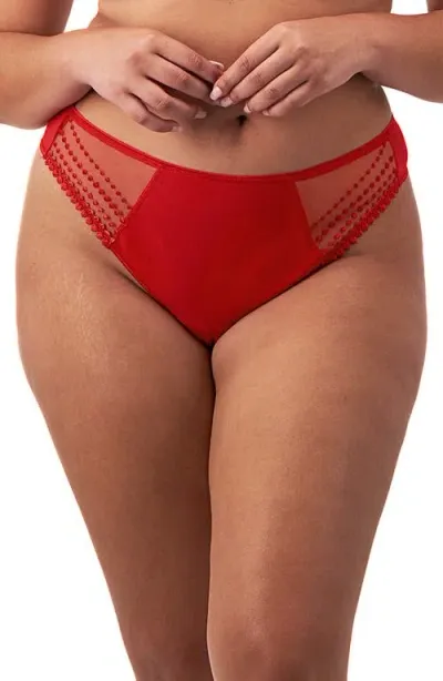 Elomi Matilda Thong In Haute Red