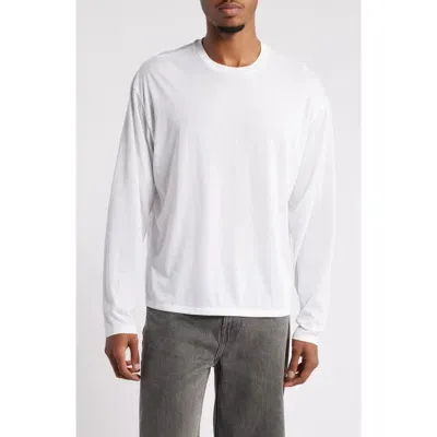 Elwood Burnout Long Sleeve T-shirt In Bright White