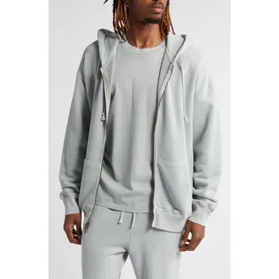 Elwood Core Oversize Terry Zip Hoodie In Icicle