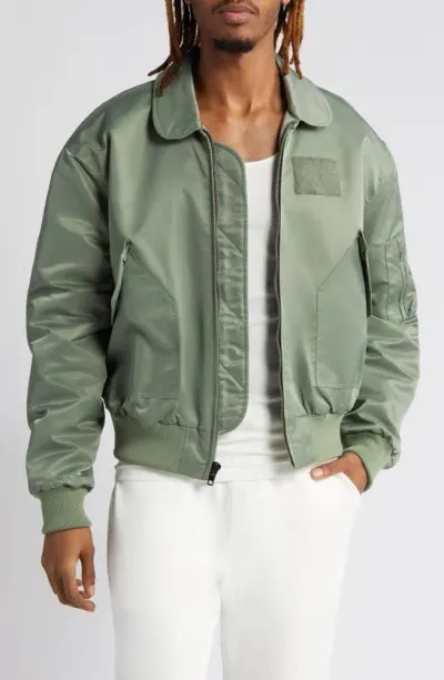 Elwood Flight Jacket In Sage