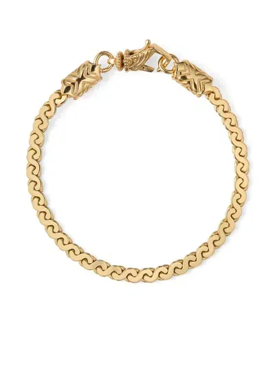 Emanuele Bicocchi Braided Chain Bracelet In Gold