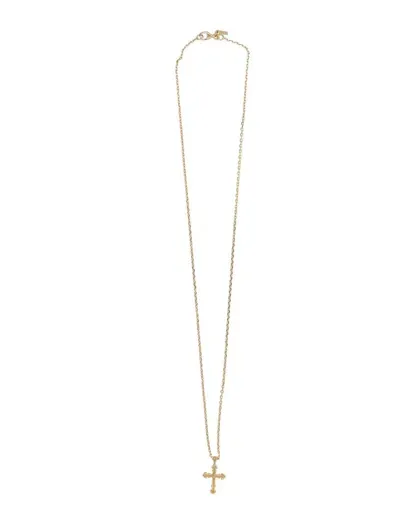 Emanuele Bicocchi Fleury Cross Pendant Necklace In Gold