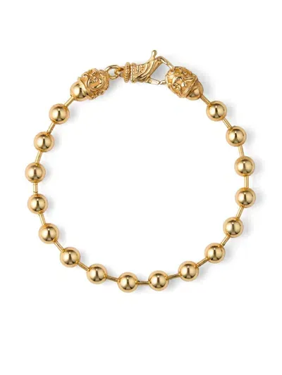 Emanuele Bicocchi Gold-plated Bead Bracelet