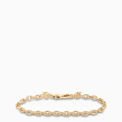 Emanuele Bicocchi Gold Plated Sterling Chain Bracelet In Metal