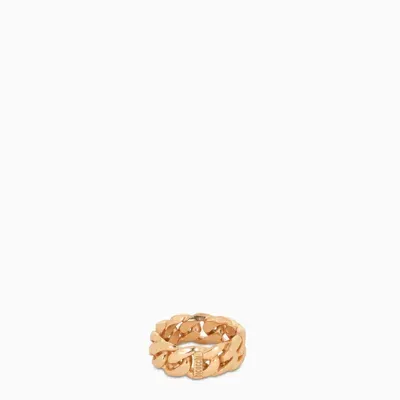 Emanuele Bicocchi Gold Plated Sterling Ring In Multicolor