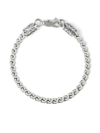 Emanuele Bicocchi Infinity Loop Bracelet In Silber