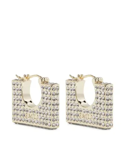 Emili Cara Earrings In Gold