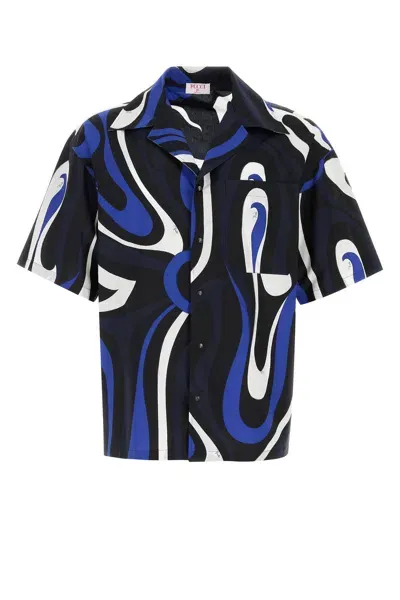 Emilio Pucci Camicia Bowling-xl Nd  Male In Multi