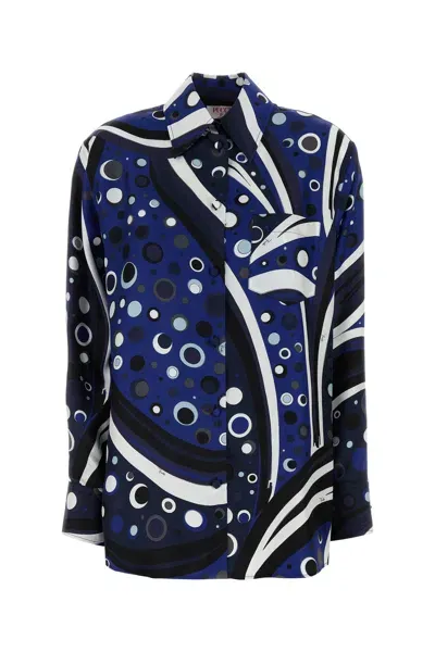 Emilio Pucci Camicia-m Nd  Female In Blue