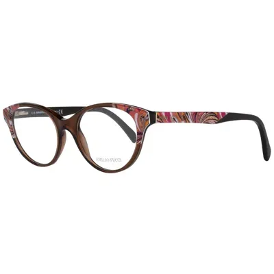 Emilio Pucci Eyewear Emilio Pucci Mod. Ep5023 51048 In Brown