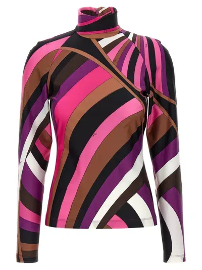 Emilio Pucci Iride Tops In Multi