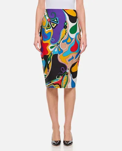 Emilio Pucci Lycra Skirt In Multicolor