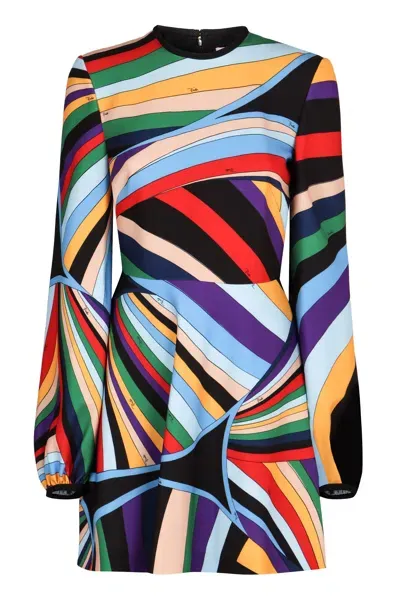 Emilio Pucci Printed Dress In Multi