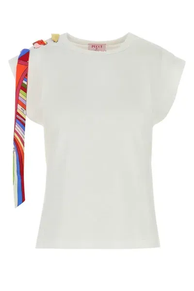 Emilio Pucci Tie In White