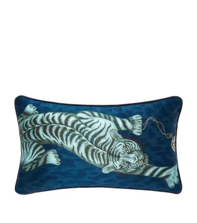 Emma J Shipley Tigris Bolster Cushion In Animal Print