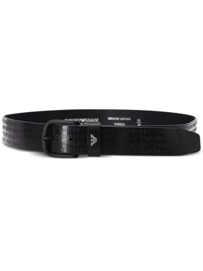 Emporio Armani 524 Belt In Black