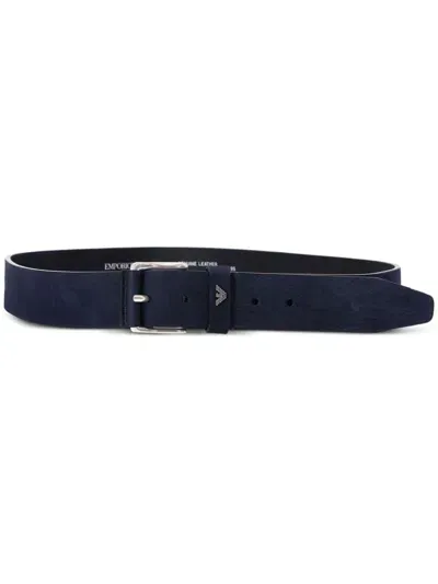 Emporio Armani 652 Belt In Blue