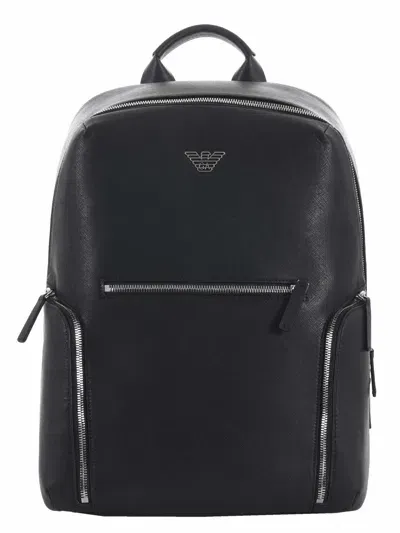 Emporio Armani Backpack In Black