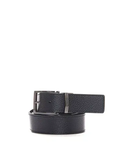 Emporio Armani Belt In Blue