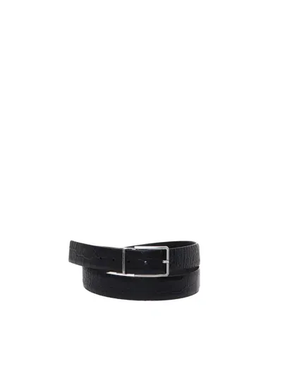 Emporio Armani Belts In Black