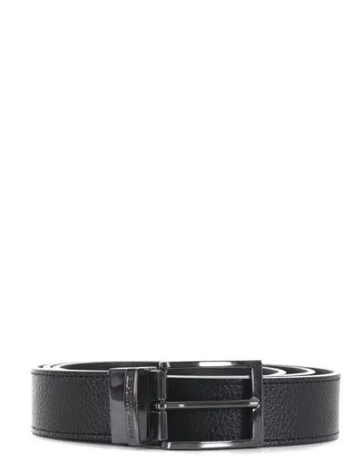 Emporio Armani Belts In Black