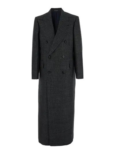 Emporio Armani Coat In Grey