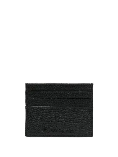 Emporio Armani Credit Card Holder Accessories In Grey