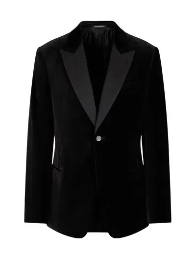 Emporio Armani Jackets In Schwarz