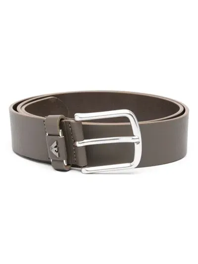 Emporio Armani Man`s Belt In Grey