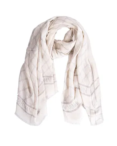 Emporio Armani Scarfs White