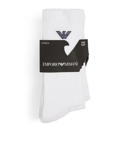 Emporio Armani Sporty Socks In White